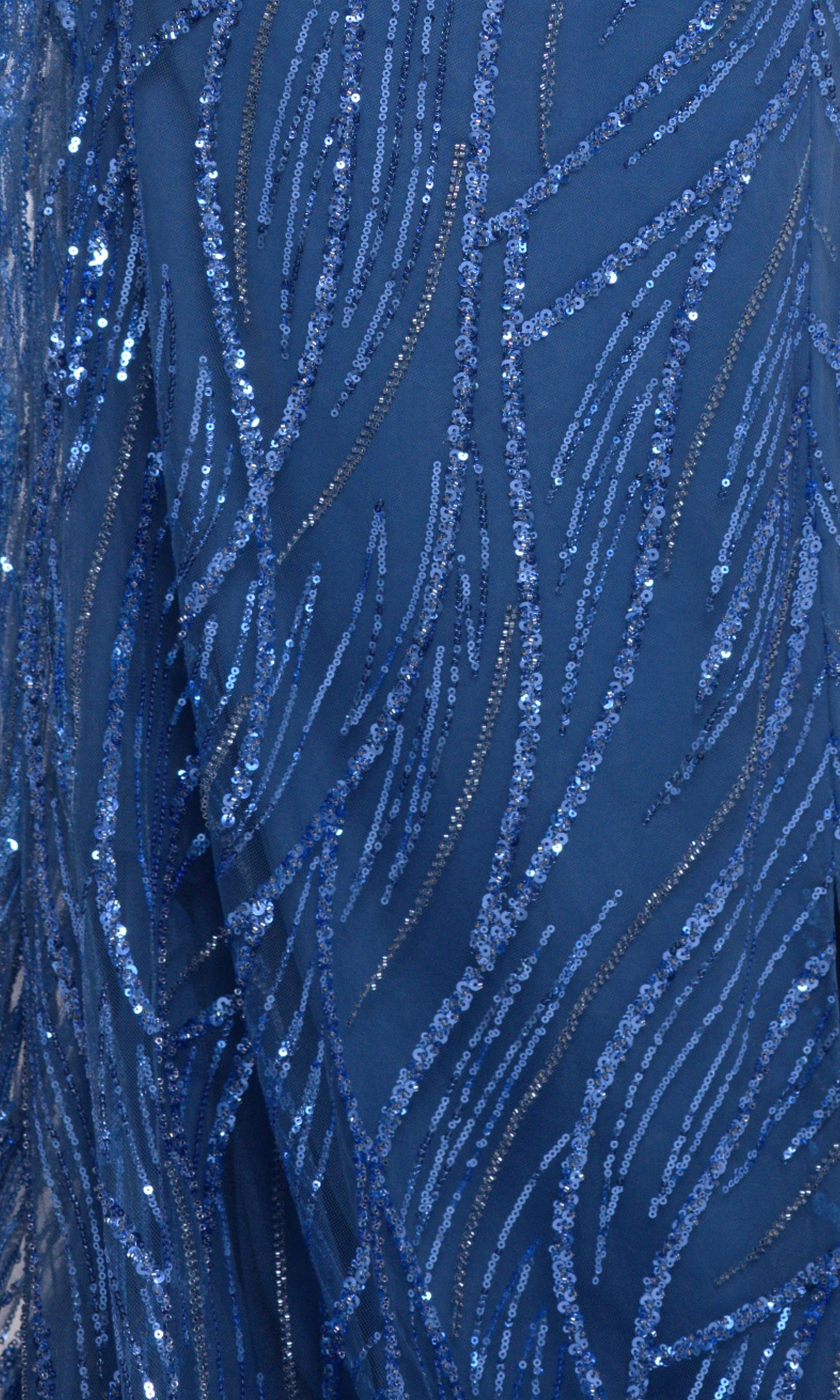 SEQUINED COLD-SHOULDER MAXI DRESS