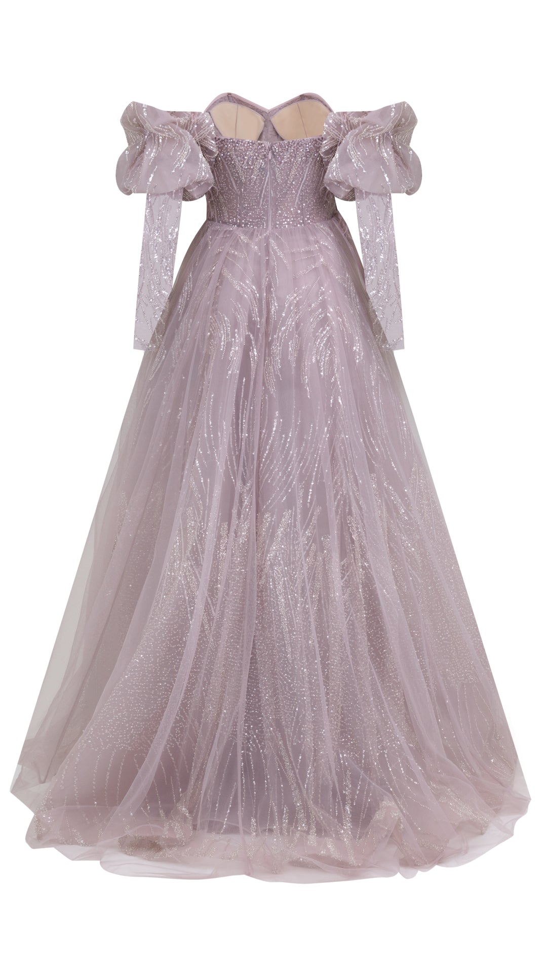 EMBALISHED BALL DRESS IN TULLE - Heli's Couture | Party Dresses and Evening Wear for women